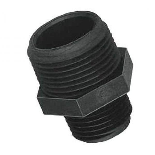 Poly Reducer Nipple - MPT x UN - 3/8" x 11/16"