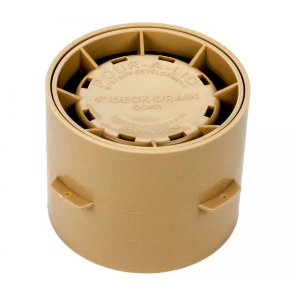 Pour-A-Drain (Round) - 4" - Tan (12/Cs)