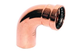 Press Copper Elbow 90°, P x FTG, 2-1/2'' x 2-1/2''