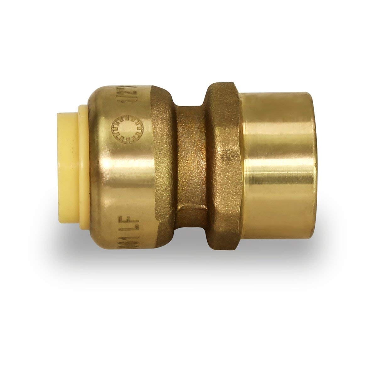 1/2" x 3/4" Push x Female Adapter - Push-Fit (Lead-Free)