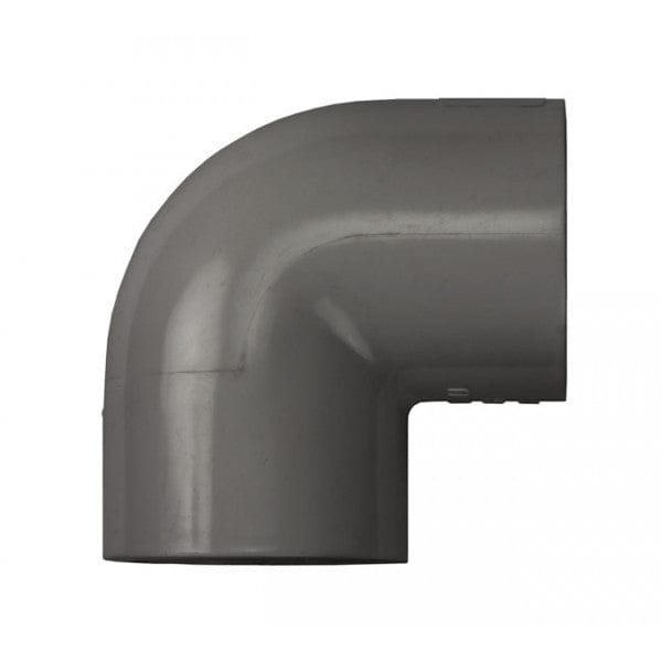 PVC 90 Degree Schedule 80 Fitting - Socket x Socket - 6" (4/Cs) - Fittings N' Valves