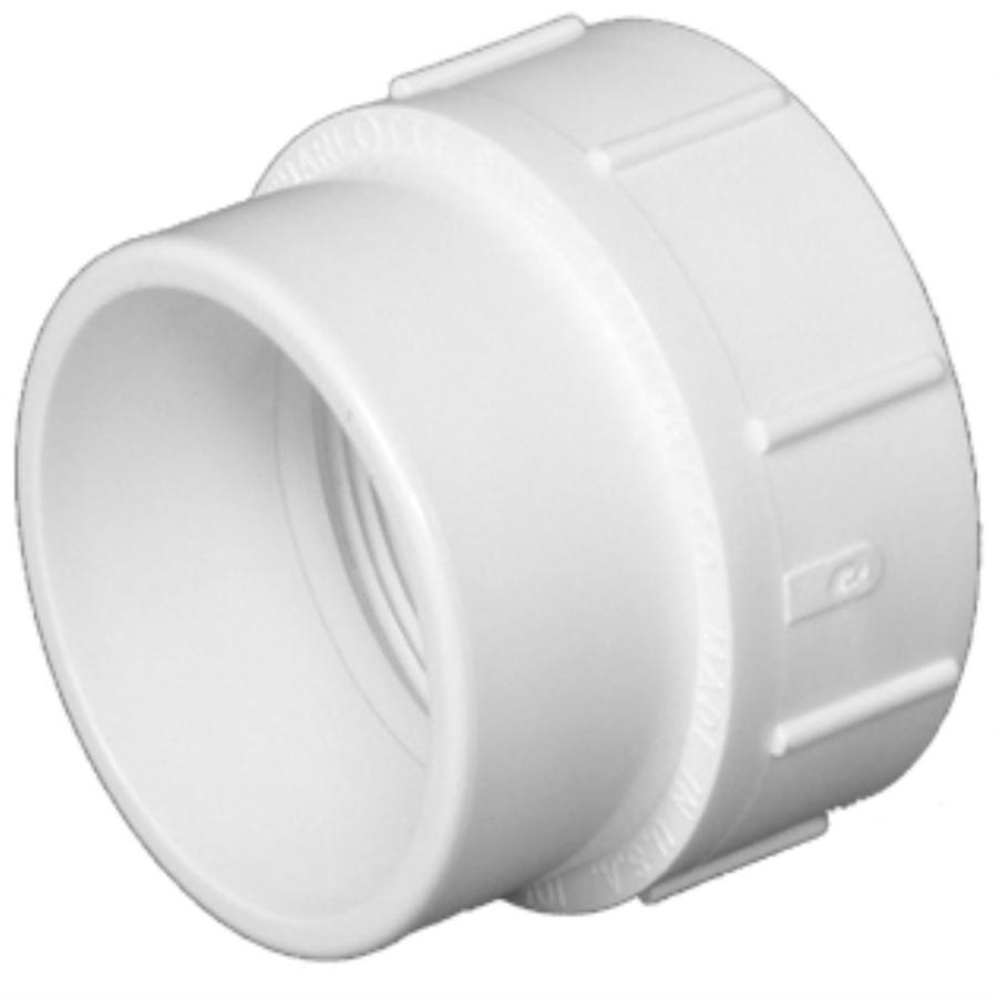 1-1/4" PVC DWV Cleanout Adapter S x F