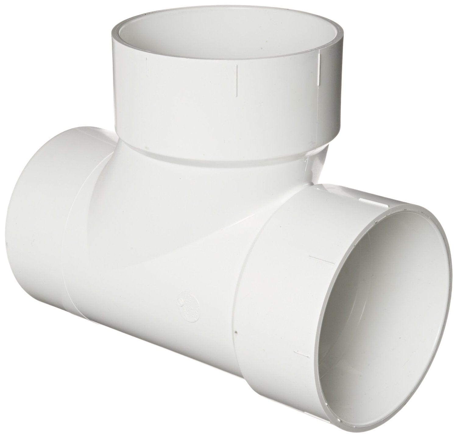 4" PVC DWV Sanitary Tee SPG x H x H