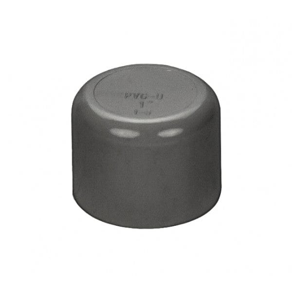 PVC End Cap - Schedule 80 - Gray - Socket - 1" (324/Cs)