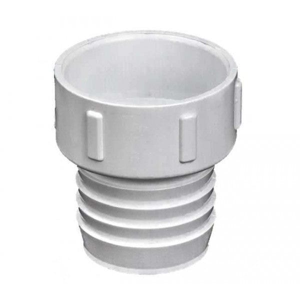 PVC Insert Adapter - White - Barb x Socket - 4" - Fittings N' Valves
