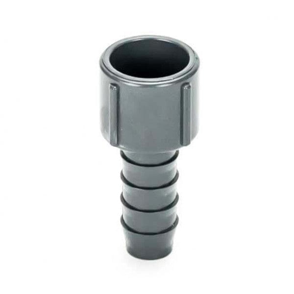 PVC Insert Adapter - Gray - Barb x Socket - 1/2"