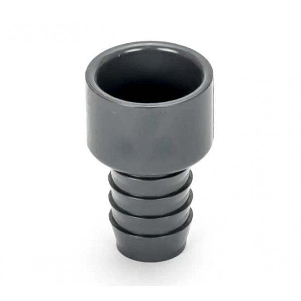 PVC Insert Adapter - Gray - Barb x Socket - 1"