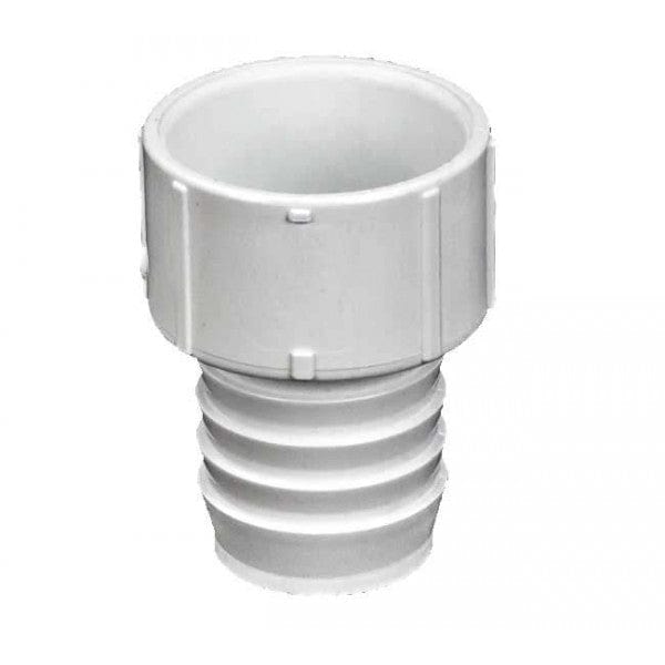 PVC Insert Adapter - White - Barb x Socket - 1-1/2"
