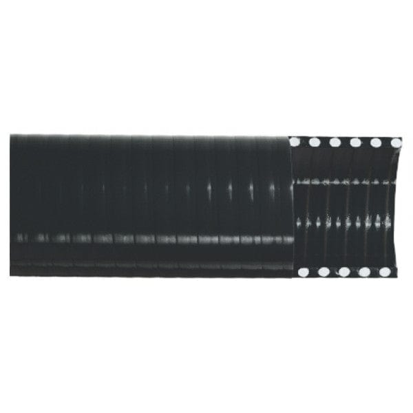 PVC Standard Flexible Pipe - Black - 4" x 50 ft (50ft/Cs)
