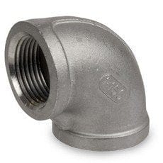 1-1/4" 150# 304 Stainless Steel Cast Threaded 90 Elbow Heavy