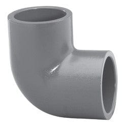 2" Schedule 80 PVC 90 Degree Elbow - Slip x Slip