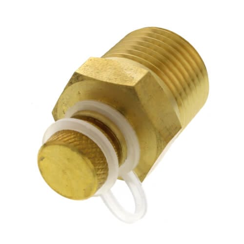 Winters STP Series Test Plug, Brass, 1/2" NPTM